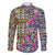 African Ndebele Pattern Family Matching Short Sleeve Bodycon Dress and Hawaiian Shirt - Wonder Print Shop