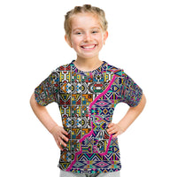 African Ndebele Pattern Kid T Shirt - Wonder Print Shop