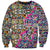 African Ndebele Pattern Sweatshirt - Wonder Print Shop