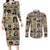 All My Heroes Have FBI Files Couples Matching Long Sleeve Bodycon Dress and Long Sleeve Button Shirts Civil Rights Leaders - Wonder Print Shop