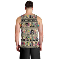 All My Heroes Have FBI Files Men Tank Top Civil Rights Leaders - Wonder Print Shop