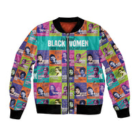 African Women Inventors Bomber Jacket Without Black Women These Things Would Not Exist - Wonder Print Shop