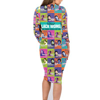 African Women Inventors Family Matching Long Sleeve Bodycon Dress and Hawaiian Shirt Without Black Women These Things Would Not Exist - Wonder Print Shop