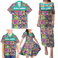 African Women Inventors Family Matching Puletasi Dress and Hawaiian Shirt Without Black Women These Things Would Not Exist - Wonder Print Shop