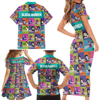 African Women Inventors Family Matching Short Sleeve Bodycon Dress and Hawaiian Shirt Without Black Women These Things Would Not Exist - Wonder Print Shop