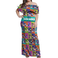 African Women Inventors Off Shoulder Maxi Dress Without Black Women These Things Would Not Exist - Wonder Print Shop