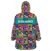 African Women Inventors Wearable Blanket Hoodie Without Black Women These Things Would Not Exist - Wonder Print Shop