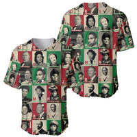 A To Z Of Black Heroes Baseball Jersey Civil Rights Leaders - Wonder Print Shop
