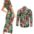 A To Z Of Black Heroes Couples Matching Short Sleeve Bodycon Dress and Long Sleeve Button Shirts Civil Rights Leaders - Wonder Print Shop