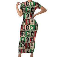 A To Z Of Black Heroes Family Matching Short Sleeve Bodycon Dress and Hawaiian Shirt Civil Rights Leaders - Wonder Print Shop