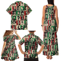 A To Z Of Black Heroes Family Matching Tank Maxi Dress and Hawaiian Shirt Civil Rights Leaders - Wonder Print Shop