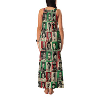 A To Z Of Black Heroes Family Matching Tank Maxi Dress and Hawaiian Shirt Civil Rights Leaders - Wonder Print Shop