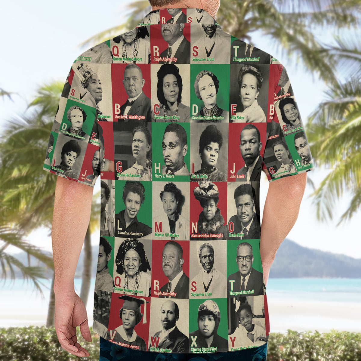 A To Z Of Black Heroes Hawaiian Shirt Civil Rights Leaders - Wonder Print Shop