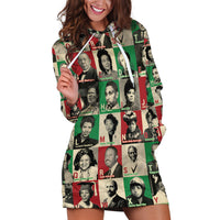 A To Z Of Black Heroes Hoodie Dress Civil Rights Leaders - Wonder Print Shop