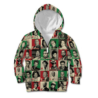 A To Z Of Black Heroes Kid Hoodie Civil Rights Leaders - Wonder Print Shop