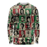 A To Z Of Black Heroes Long Sleeve Shirt Civil Rights Leaders - Wonder Print Shop
