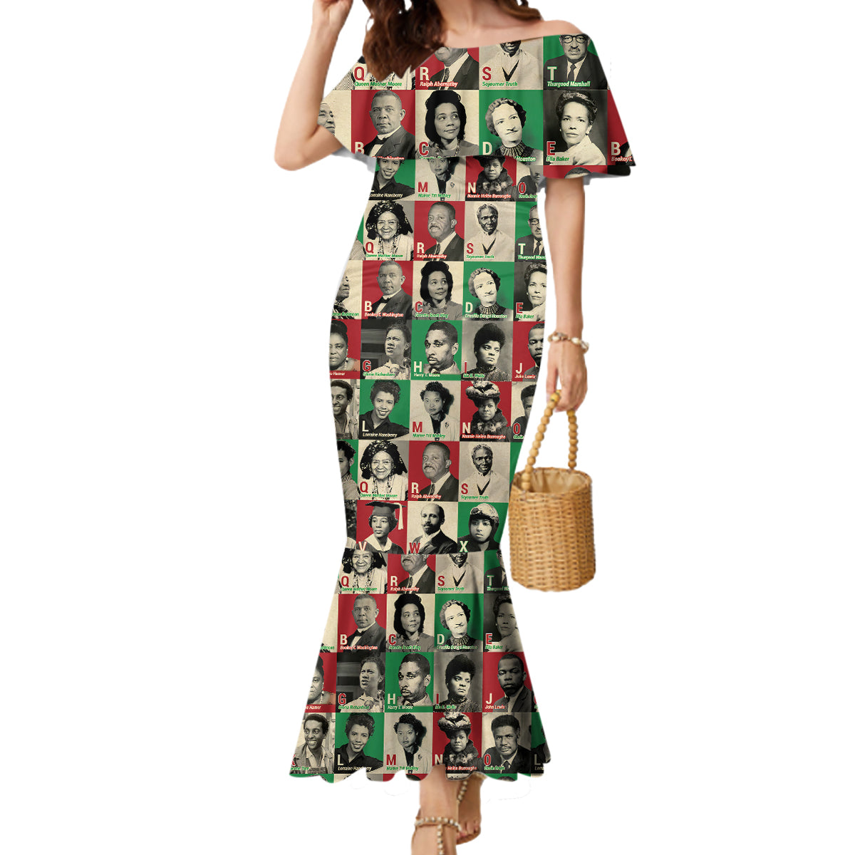 A To Z Of Black Heroes Mermaid Dress Civil Rights Leaders - Wonder Print Shop