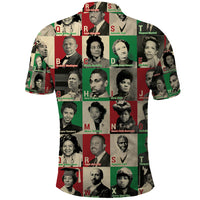 A To Z Of Black Heroes Polo Shirt Civil Rights Leaders - Wonder Print Shop