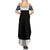 Wild Deer Hunting Summer Maxi Dress Skull Blue Art - Wonder Print Shop