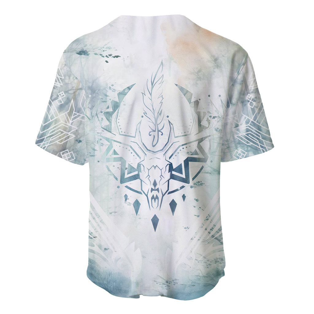 Thanks Deer For Life Baseball Jersey White Deer Watercolor Painting - Wonder Print Shop