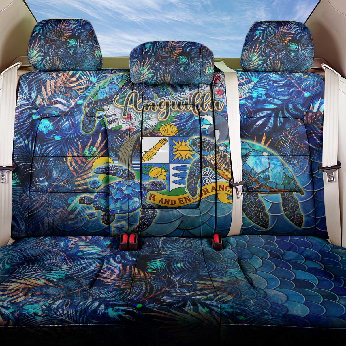 Anguilla Back Car Seat Cover