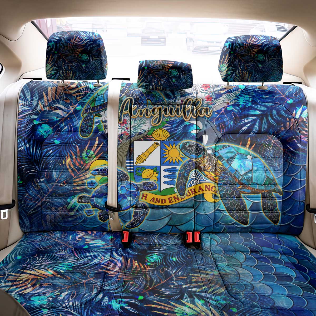 Anguilla Back Car Seat Cover