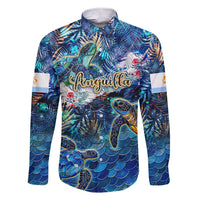 Anguilla Family Matching Short Sleeve Bodycon Dress and Hawaiian Shirt - Wonder Print Shop