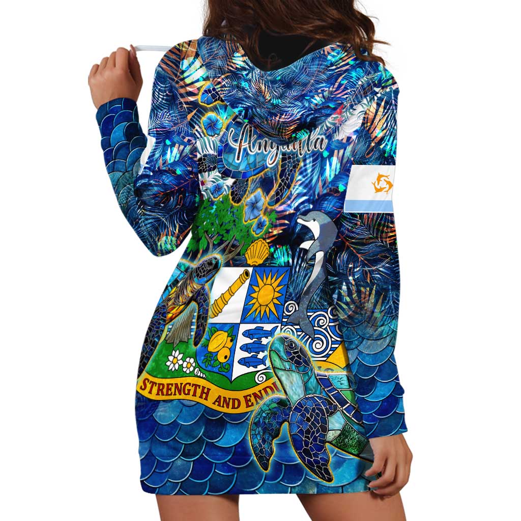 Anguilla Hoodie Dress - Wonder Print Shop