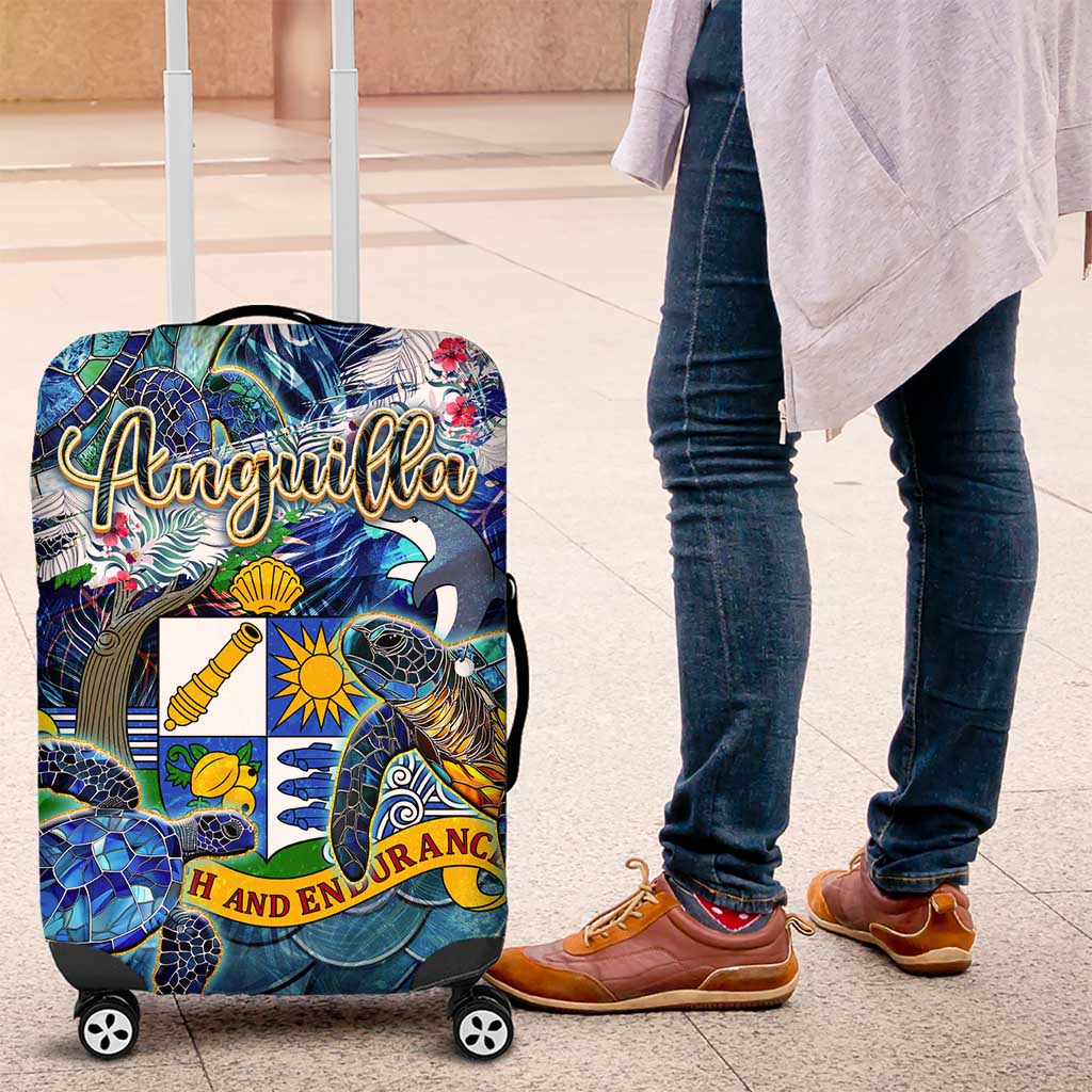 Anguilla Luggage Cover - Wonder Print Shop