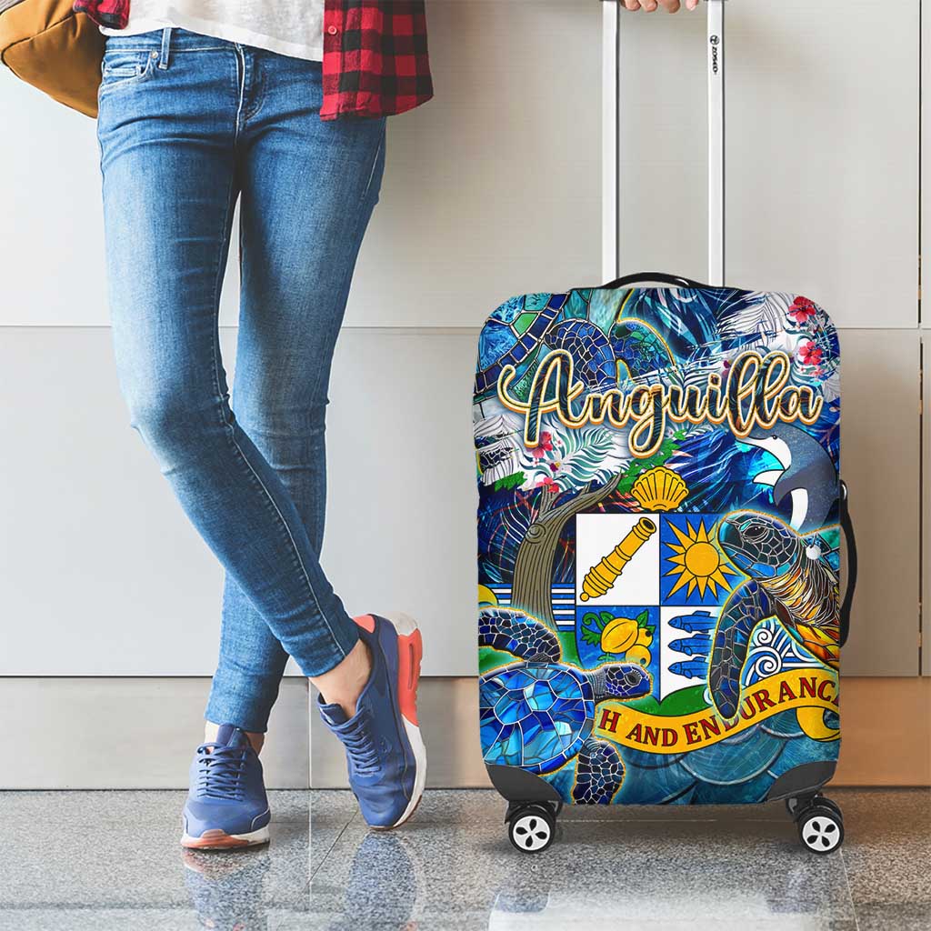 Anguilla Luggage Cover - Wonder Print Shop