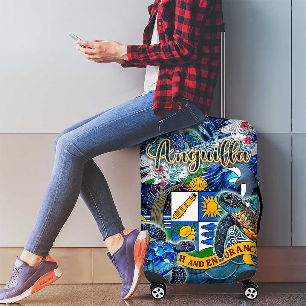 Anguilla Luggage Cover - Wonder Print Shop