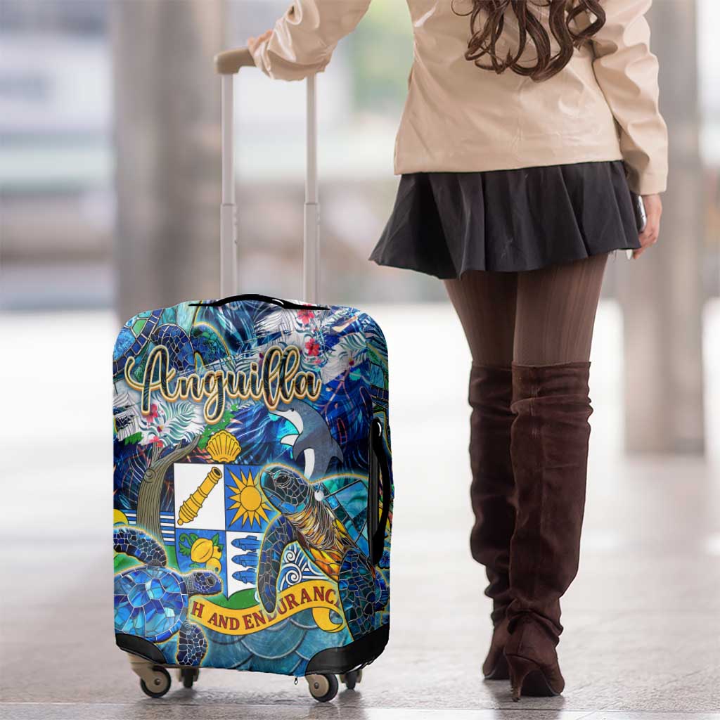 Anguilla Luggage Cover - Wonder Print Shop