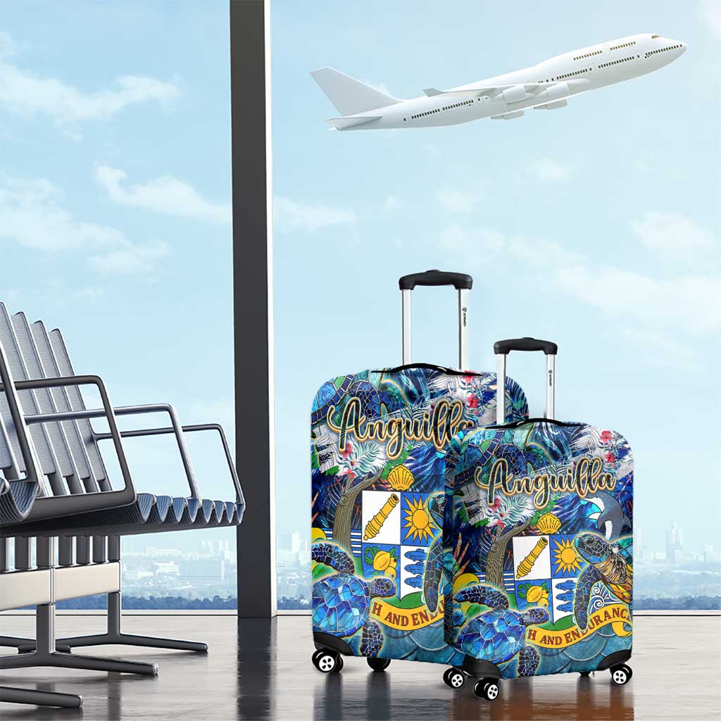 Anguilla Luggage Cover - Wonder Print Shop