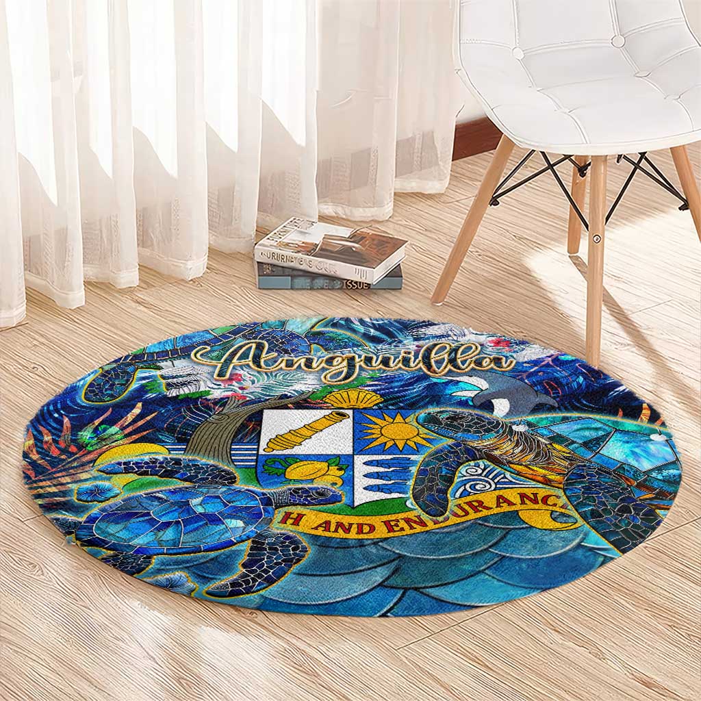 Anguilla Round Carpet - Wonder Print Shop