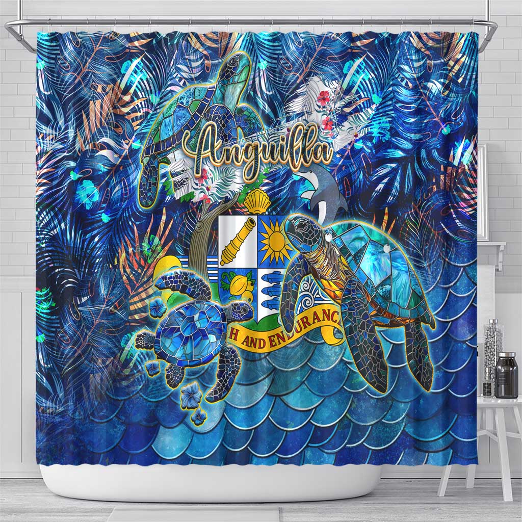 Anguilla Shower Curtain - Wonder Print Shop