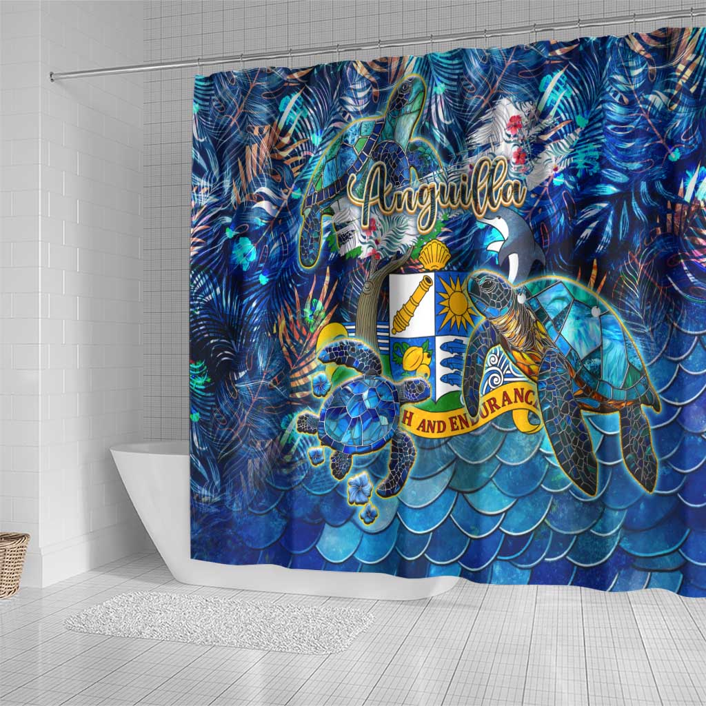 Anguilla Shower Curtain - Wonder Print Shop