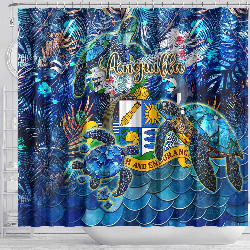 Anguilla Shower Curtain - Wonder Print Shop