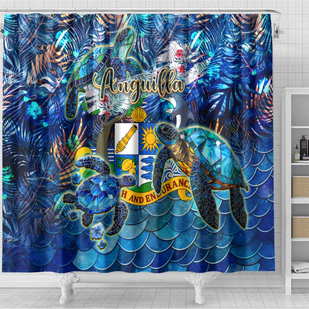 Anguilla Shower Curtain - Wonder Print Shop