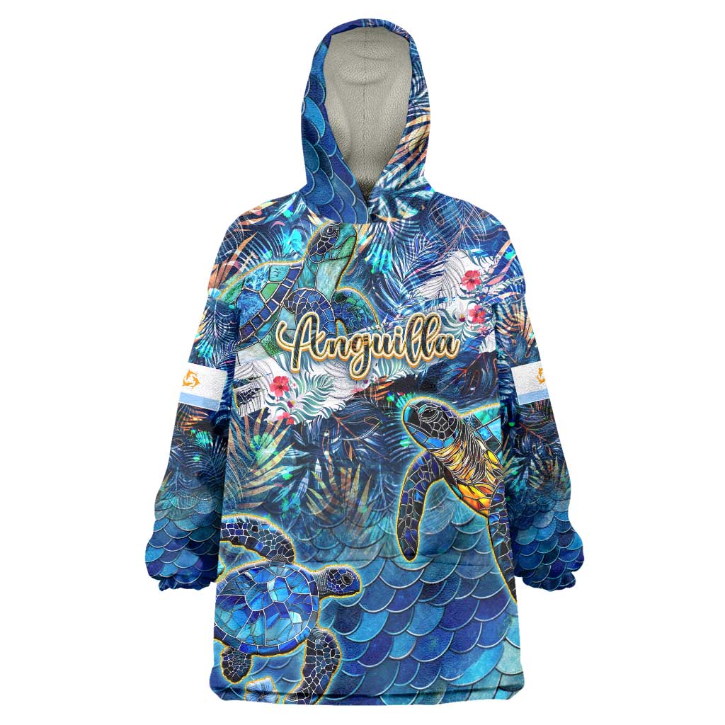 Anguilla Wearable Blanket Hoodie - Wonder Print Shop