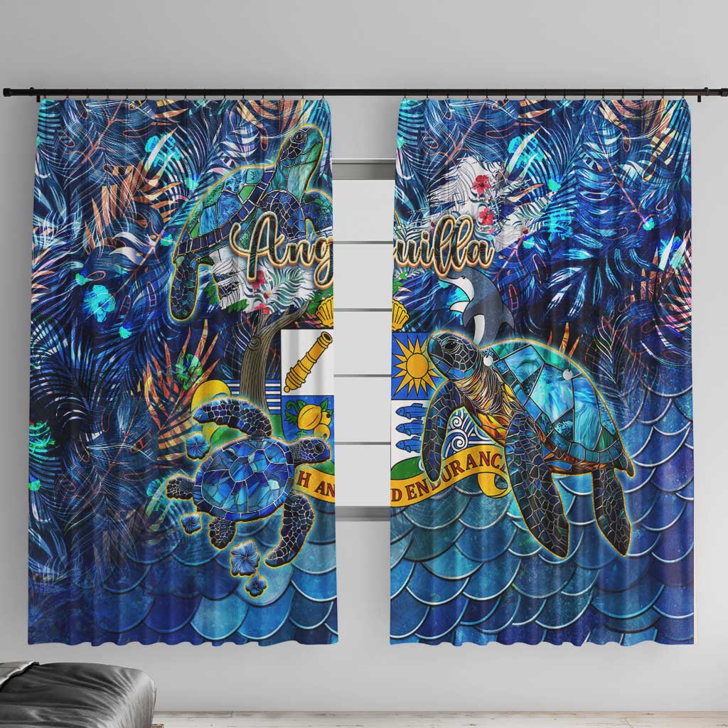 Anguilla Window Curtain - Wonder Print Shop