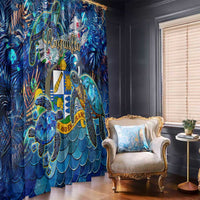 Anguilla Window Curtain - Wonder Print Shop