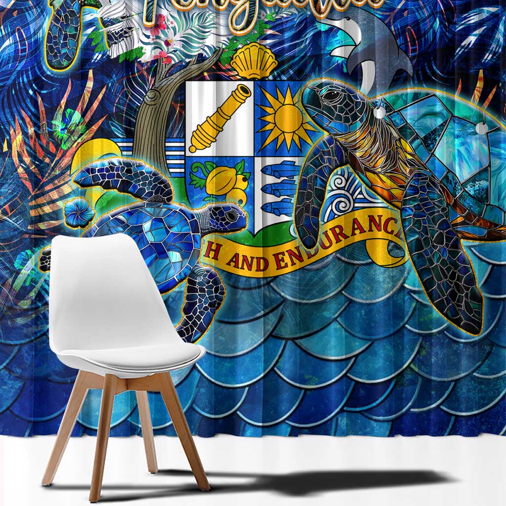 Anguilla Window Curtain - Wonder Print Shop