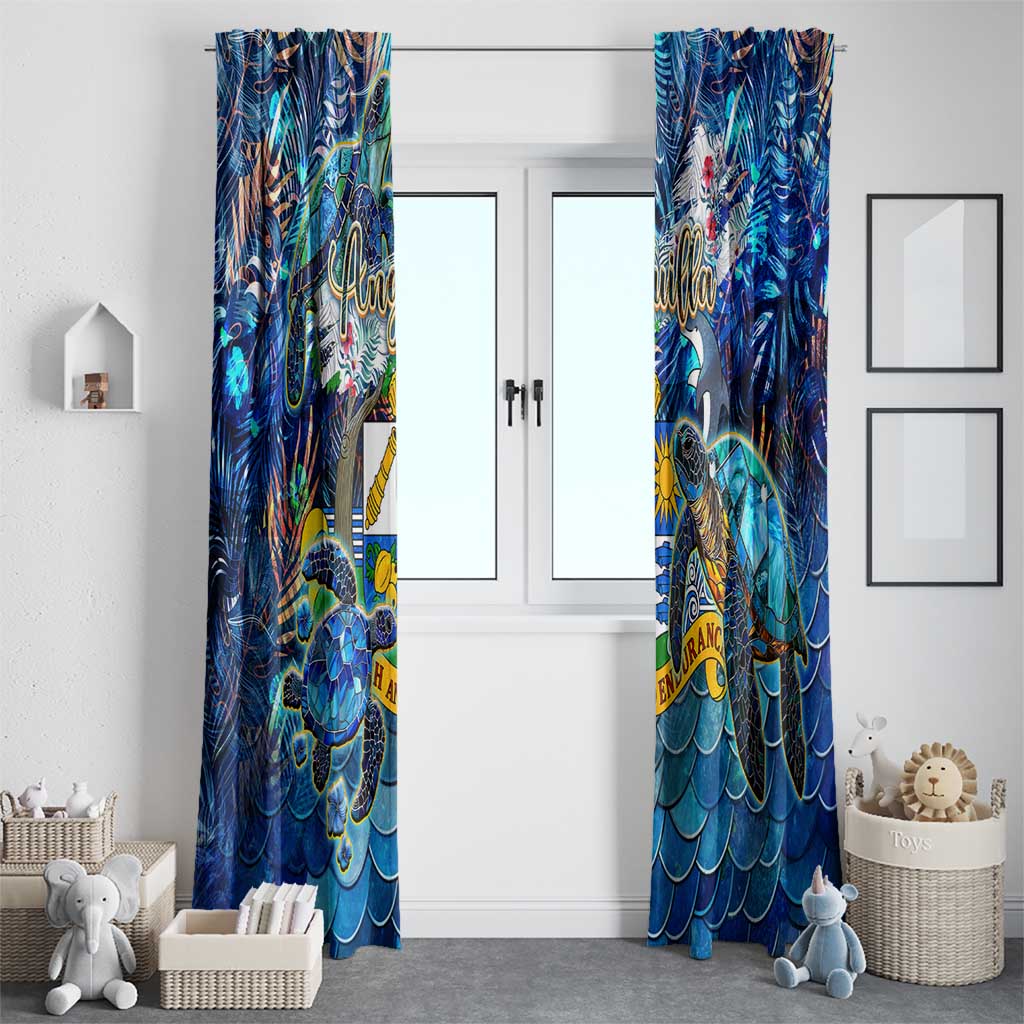 Anguilla Window Curtain - Wonder Print Shop