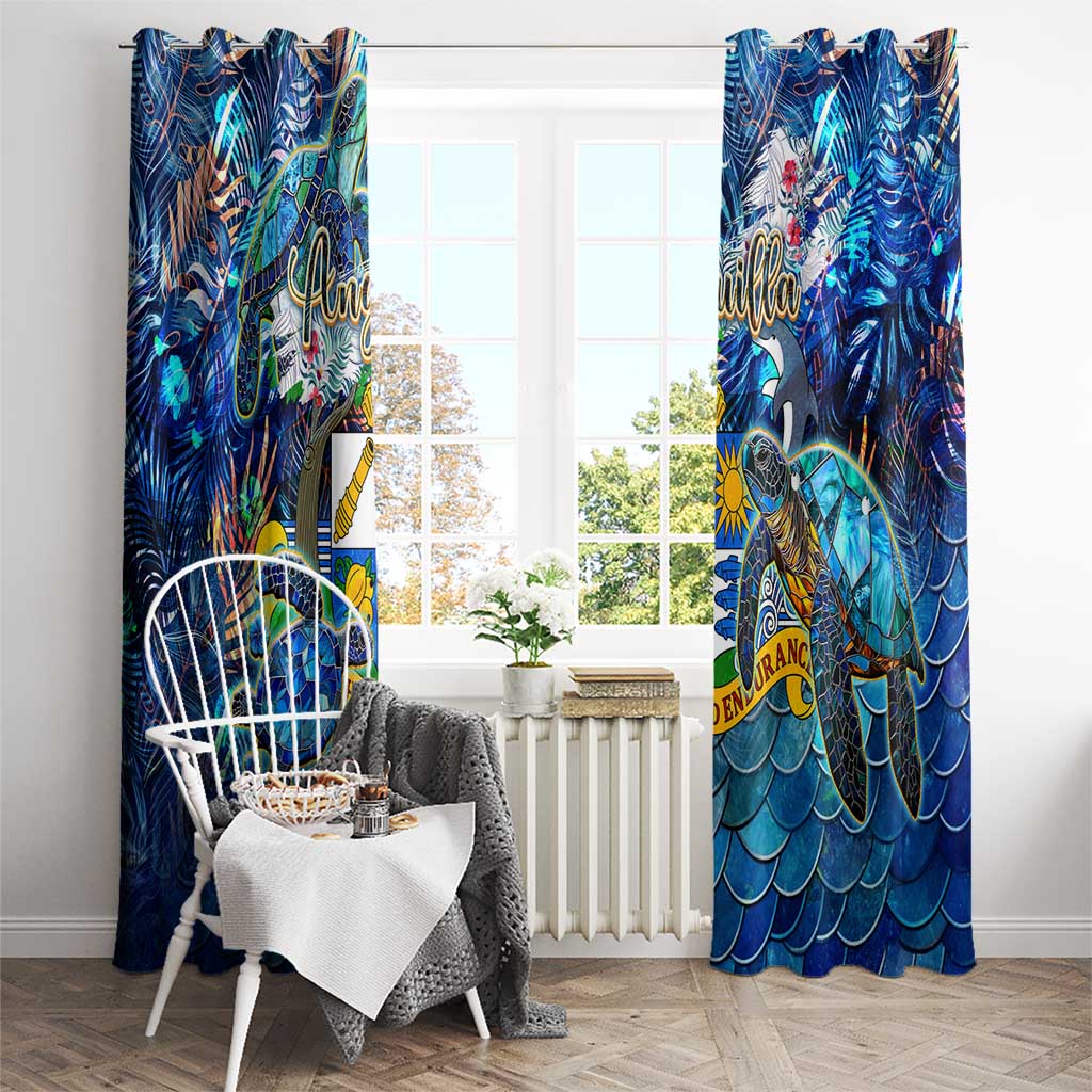 Anguilla Window Curtain - Wonder Print Shop