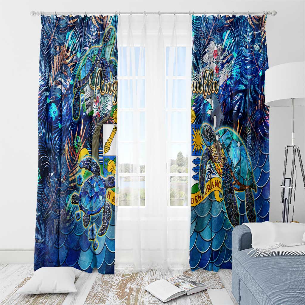 Anguilla Window Curtain - Wonder Print Shop