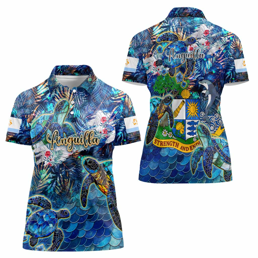 Anguilla Women Polo Shirt - Wonder Print Shop