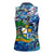 Anguilla Women Sleeveless Polo Shirt - Wonder Print Shop