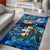 Aruba Area Rug Sea Turtle Tropical Pattern