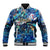 Aruba Baseball Jacket Sea Turtle Tropical Pattern