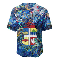 Aruba Baseball Jersey Sea Turtle Tropical Pattern